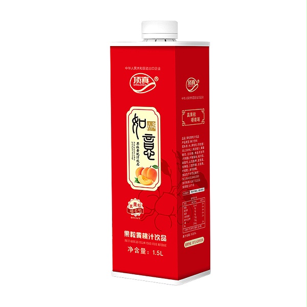1.5升如意果粒黄桃汁饮品-支持OEM贴牌代加工